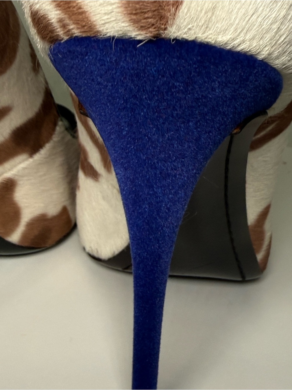 Giuseppe Zanotti Yvette Cow Print Calf Hair Pumps EU 39 - Picture 6 of 8